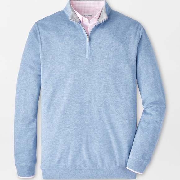 Peter Millar Other - Men's Light Blue Quarter-Zip Sweater